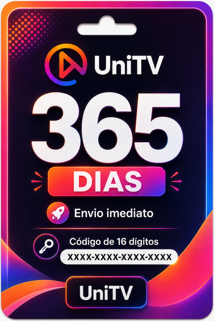 Recarga Unitv 365 Dias