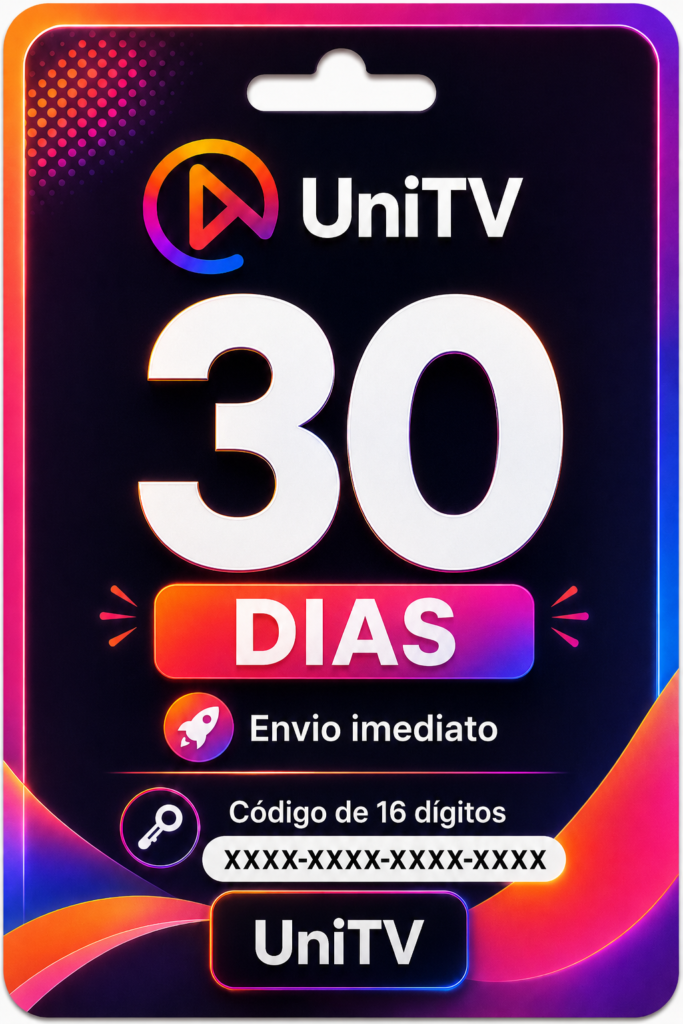 Recarga Unitv 30 Dias